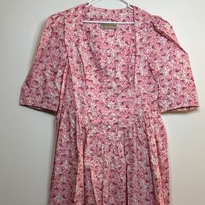 Recollections Pink Floral Maxi Dress NWT Womens xl